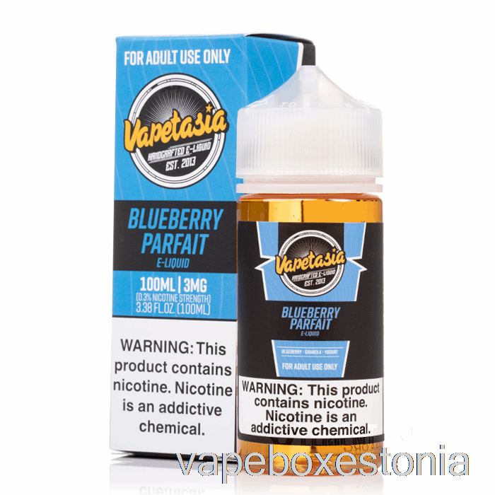 Vape Box Estonia Mustika Parfee - Vapetasia - 100ml 6mg